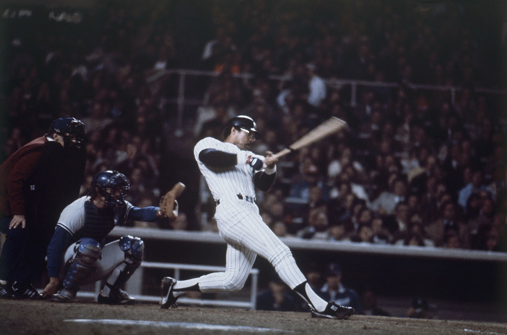 1977: Reggie Jackson's homers lead Yankees to World Series win